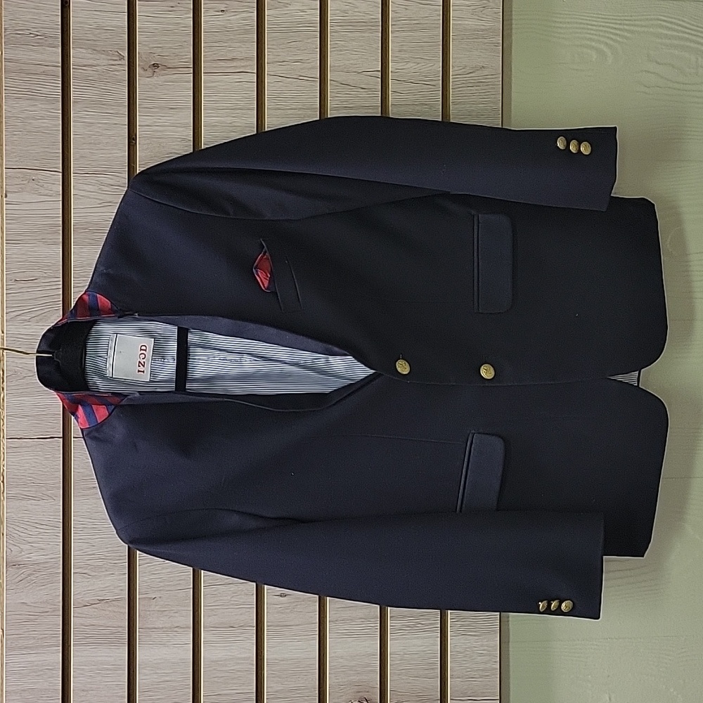 IZOD Navy Blazer, Boys Size 16 Regular